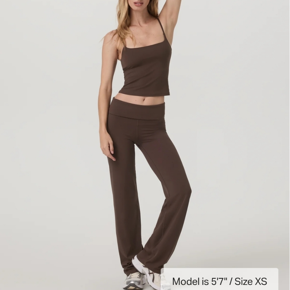 Vuori All The Feels Foldover Pants Java